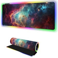 RGB Mousepad Led Mouse Pad Desk Mat I 31.5 x 11.8 Inch Large Mouse Pad I XL O...