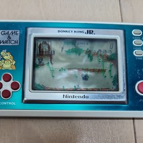 NINTENDO GAME AND & WATCH Donkey Kong Jr. New Wide 1982 Retro Game Green Japan