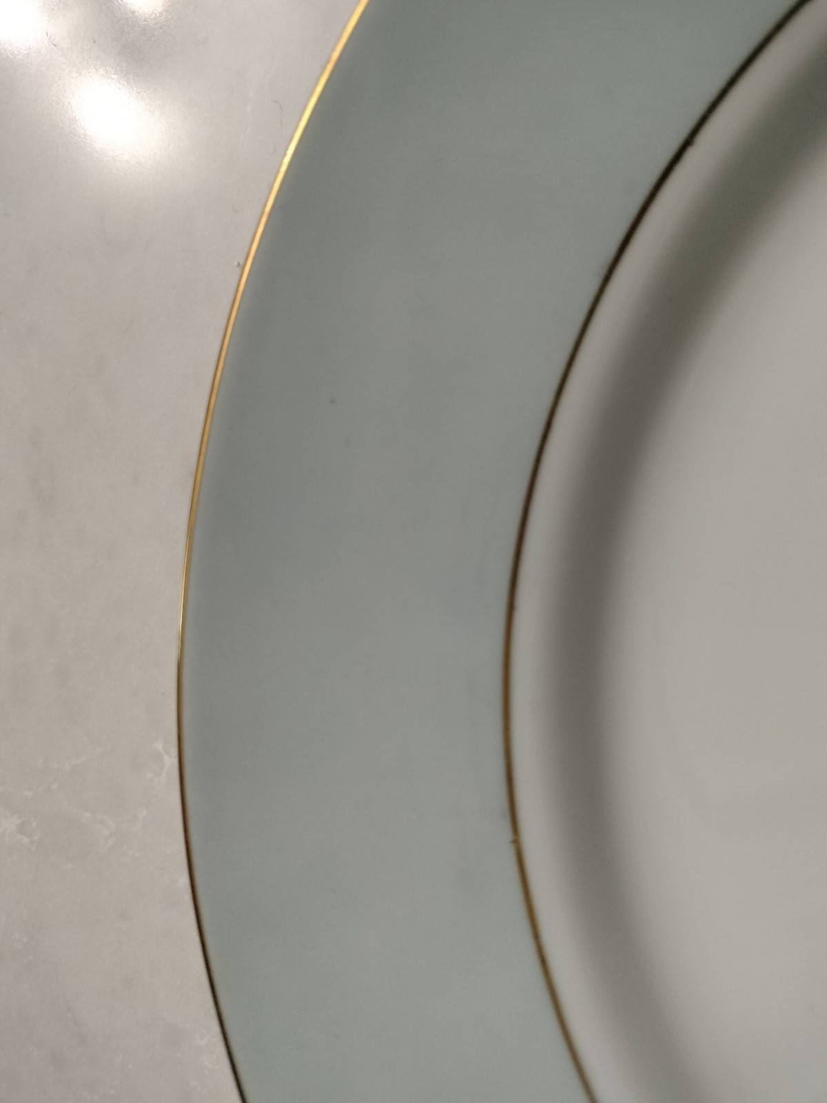 Set of 4 Empress China Blue Belle Dinner Plates ~10"