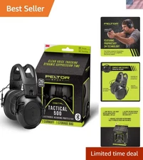 Professional-Grade Tactical 500 Ear Muffs with Bluetooth & Dynamic Suppression