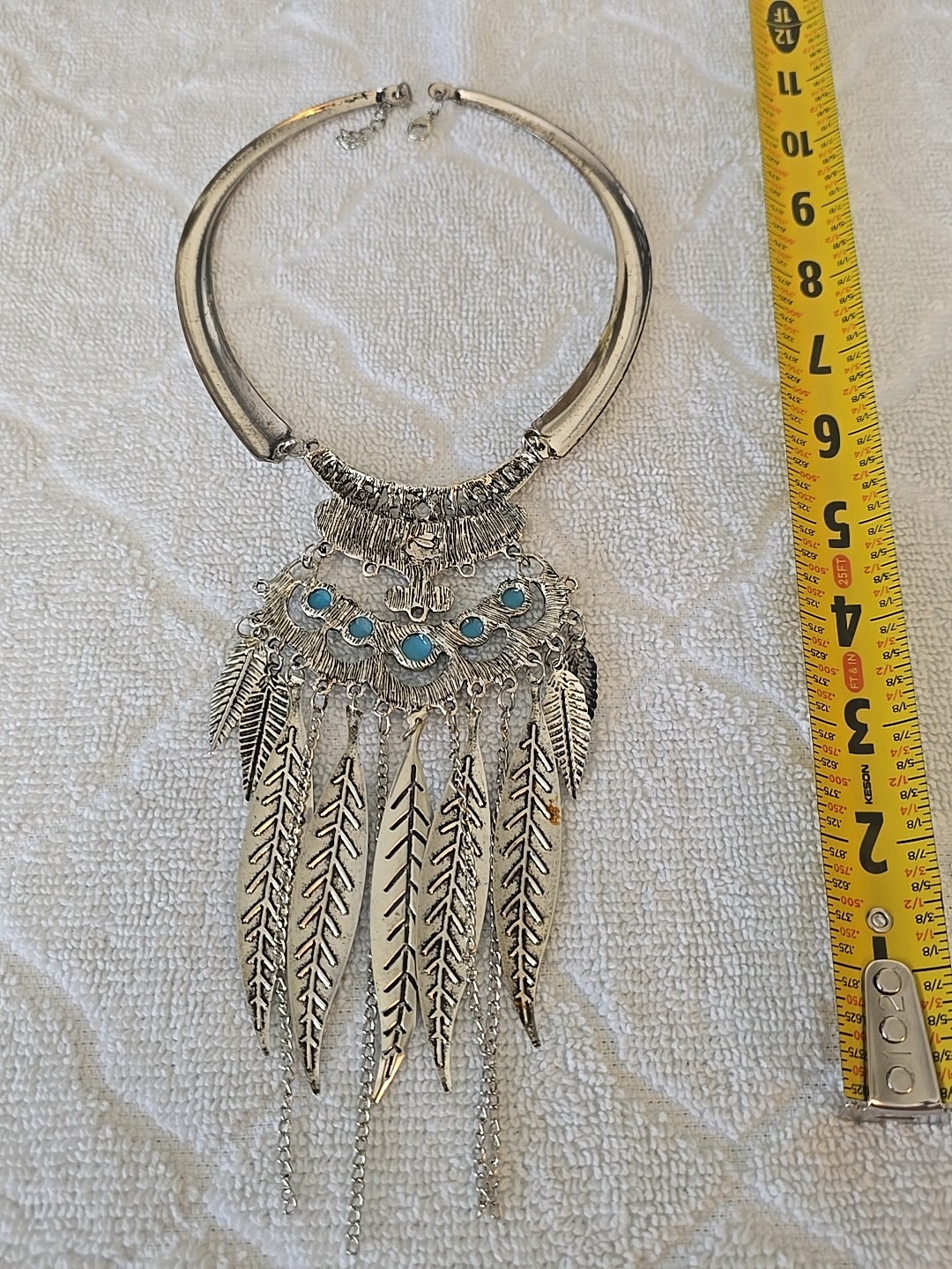 Statement Assemblage Necklace, Boho Chic South We… - image 7