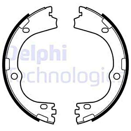 DELPHI Feststellbremse Bremsbackensatz Für KIA HYUNDAI VW Sportage 58305-D7A00 - Bild 1 von 1