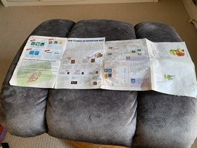 Legend Of Zelda NES Manual And Map Only Poor Condition