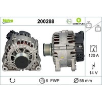 1X Generator Valeo 200288 Passend FüR CitroËN Opel Peugeot Toyota Vauxhall DS