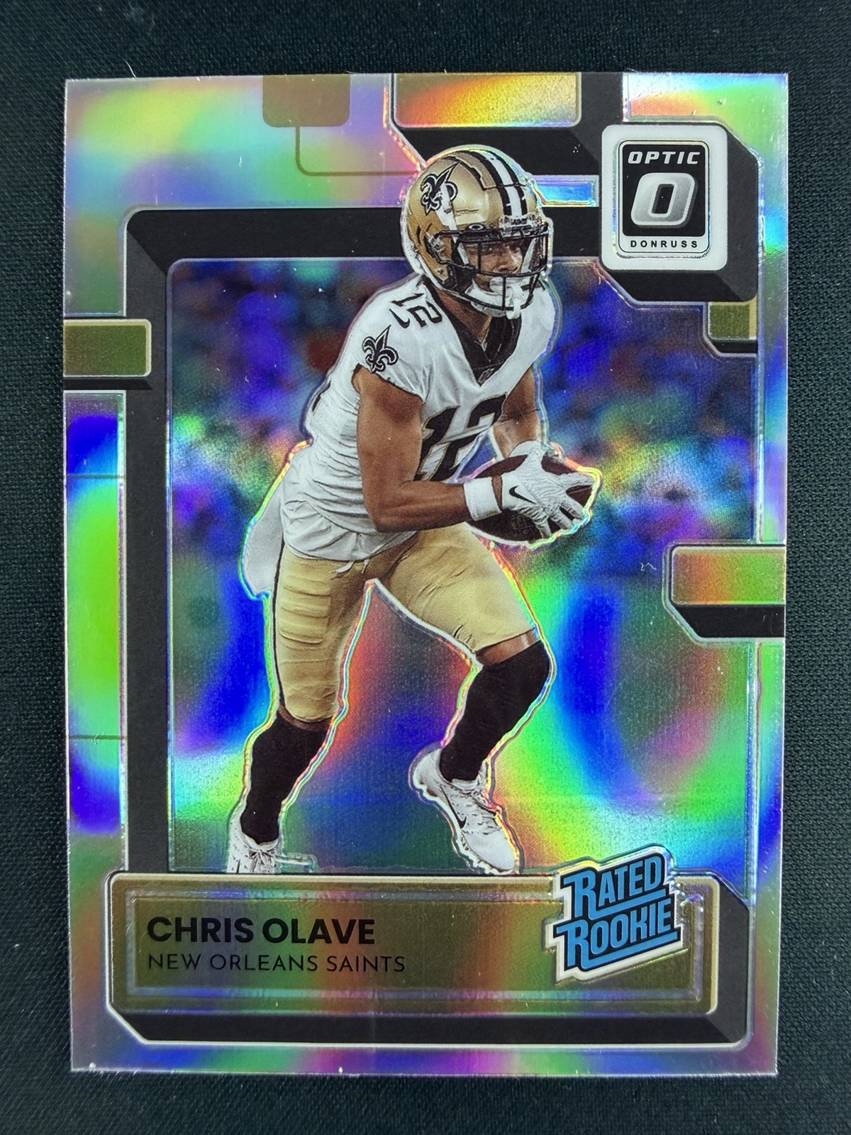2022 Panini Donruss Optic - Rated Rookie Chris Olave #209 Holo Prizm (RC)