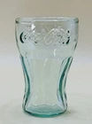Vintage COCA-COLA Miniature Drinking Shot Glass Green Tint 3" Tall