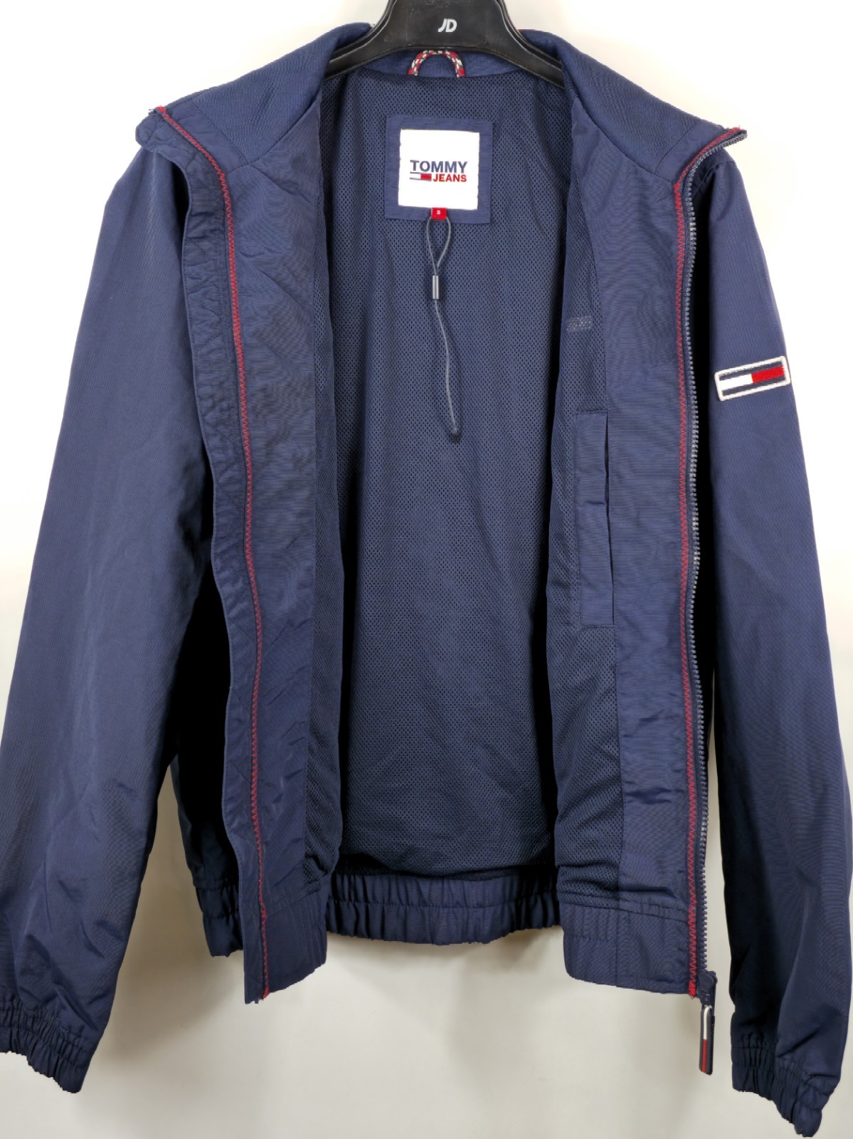 Tommy Hilfiger Essential Regular Fit Bomber Jacket – Dark Night Navy – Size S image 3