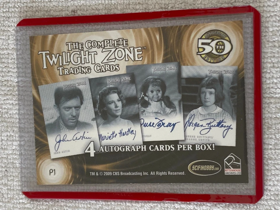 2009 Rittenhouse The Complete Twilight Zone Promo Card #P1 NM - Image 2 of 2