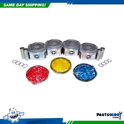 #ad #ad DNJ PRK922 Piston and Ring Kit For 01 03 Toyota RAV4 2.0L L4 DOHC 16V 1AZ FE $188.09