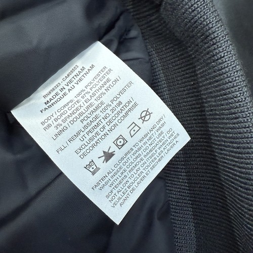Nike Women's Air Jordan Varsity Bomber Jacket Black FV7137-010 Size Small New - Picture 8 of 8