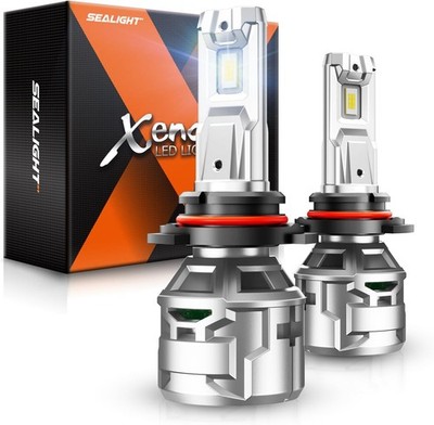 SEALIGHT 9005/HB3 30000LM Bulbs, 6500K Cool White 9005 Fog Lights with 15000RPM