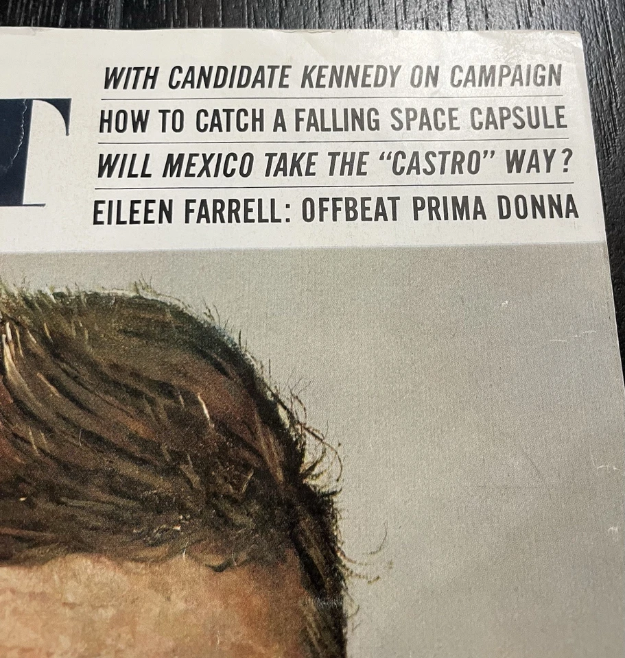 VTG Saturday Evening Post Oct 29 1960 John F Kennedy JFK Norman Rockwell - Image 3 of 4