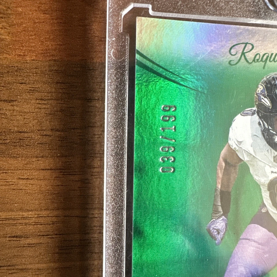2024 Panini Prestige - Xtra Points Green  #24 Roquan Smith 39/199 Ravens - Image 2 of 3