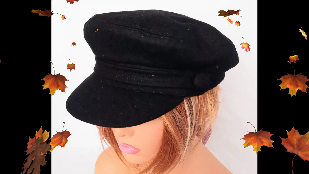 Unisex Captain Hat Retro Style Fiddler 1960s Breton Jackie Stewart