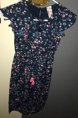 girls navy blue jumpsuit