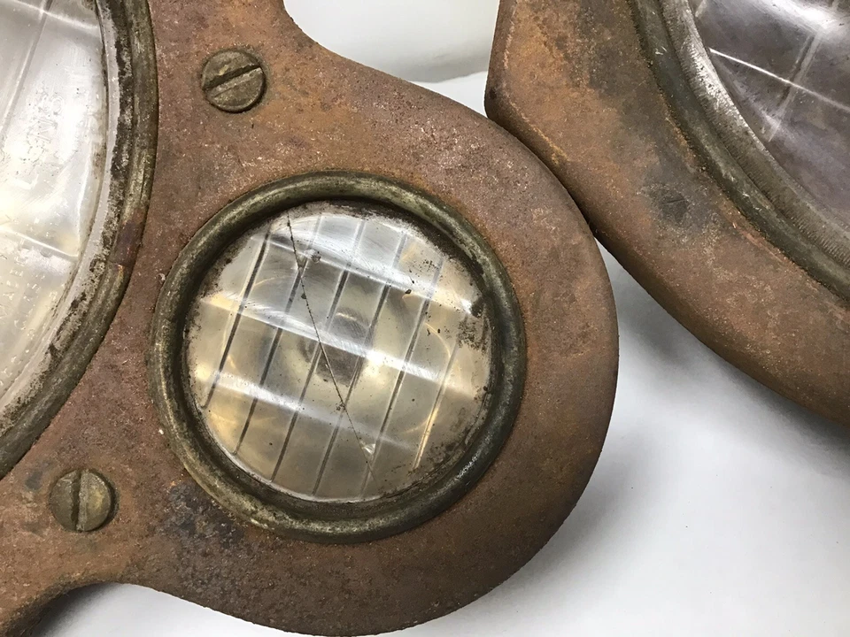 2 faróis Packard Twin Six 1918–1922 R&L e capa extra - Imagem 3 de 4