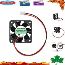 Reliable Black 40mm x 10mm Cooling Fan with 27.5 dB Noise Level for Desktops