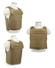 NEW NcSTAR Discreet Plate Carrier 2XL-4XL Adjustable - Tan