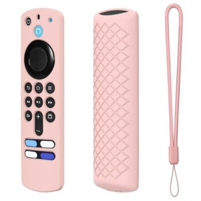 Ersatz Fernbedienung Amazon Fire TV inkl. Schutzhülle Pink