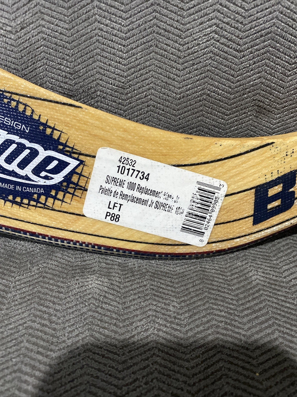 NEW Bauer Supreme 1000 Lindros Jr Ice Hockey Stick Blade Replacement LFT P88