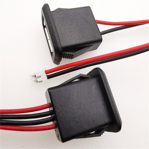 5Pcs Connectors Direct Pressure Welding Wire Type Female-Seat USB2.0 2pin 4pin - Afbeelding 6 van 10