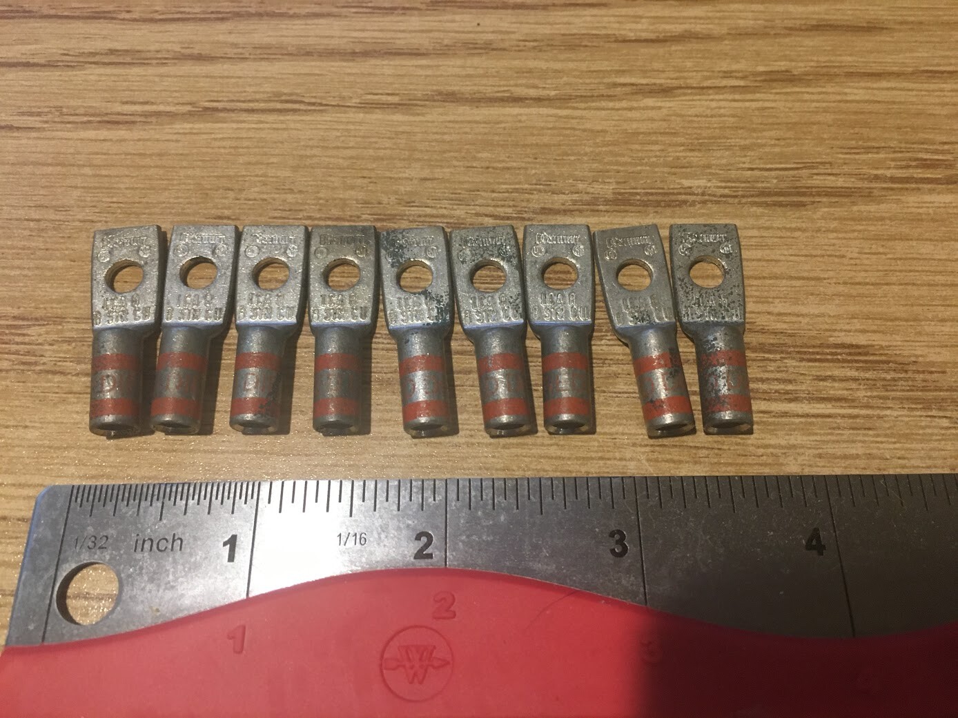 Lot of 10 Panduit LCA8-10L 1 Hole Compression Lug 8 AWG #10 Stud | eBay