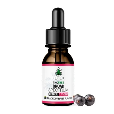 CBD OIL OUTLET CBD Oil 500mg, Broad Spectrum Drops, Blackcurrant. Sleep, Anxiety, Mobility 30ml