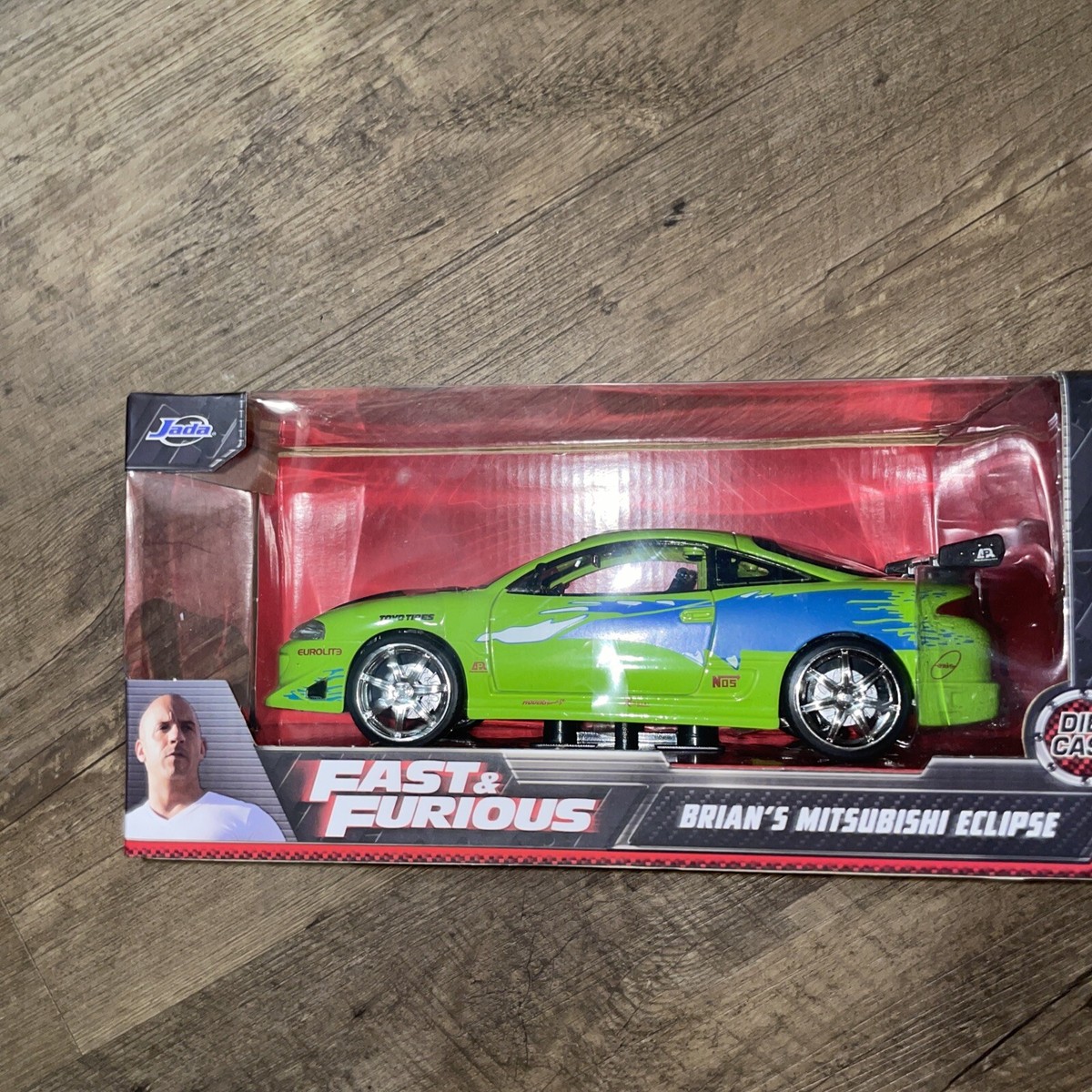 ミニカー FAST&FURIOUS MITSUBISHI ECLIPCE JADA 97603 FAST & FURIOUS BRIAN'S MITSUBISHI ECLIPSE 1/24