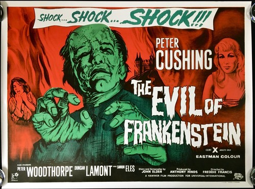 Hammer OFFICIAL Quad REPRO Movie Poster Collection 50th Anniversary Horror MINT - Picture 8 of 19