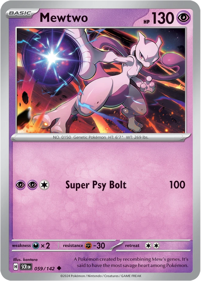 Mewtwo 059/142 Sv07: Stellar Crown for sale | eBay