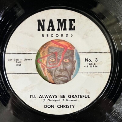 HEAR Don Christy 45 I'll Always Be / As Long As You Love teen teener Sonny Bono