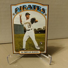 2021 Topps Heritage Ke'Bryan Hayes Rookie Die Cut 1972 Pirates 🔥 Invest Now 🔥