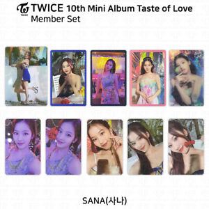 Twice 10th Mini Album Taste Of Love Official Photocard Sana Kpop K Pop Ebay