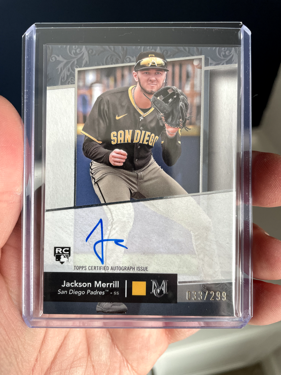 Jackson Merrill Rookie Archival Auto /299 - 2024 Topps Museum