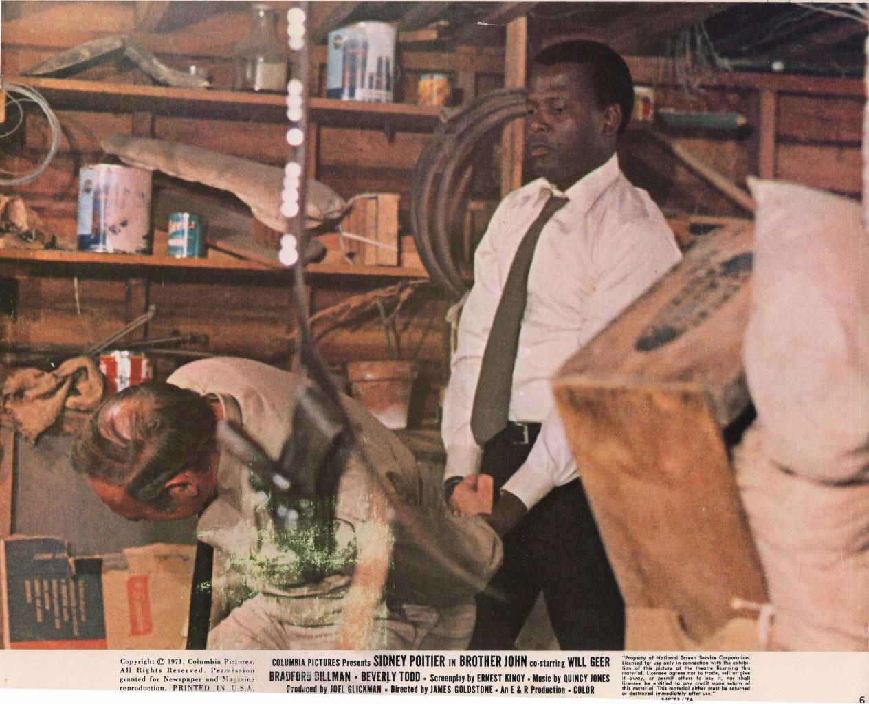 Sidney Poitier "Brother John" vintage movie still eBay