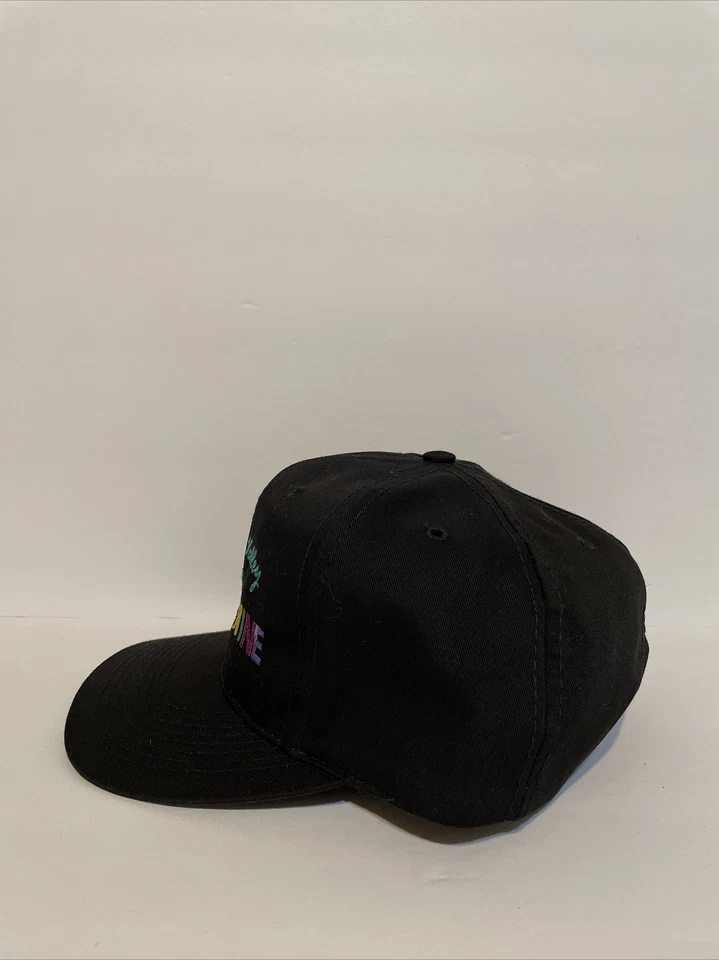 Vintage Temecula Valley Balloon & Wine Black SnapBack Hat Embroidered - Image 3 of 4