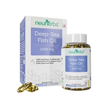 Neuherbs Deep Sea Omega 3 Fish Oil - Omega 3 Supplement  60 Softgel 