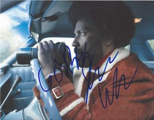 JOHN DAVID WASHINGTON SIGNED AUTHENTIC 'BLACKKKLANSMAN' 8X10 PHOTO B w/COA ACTOR