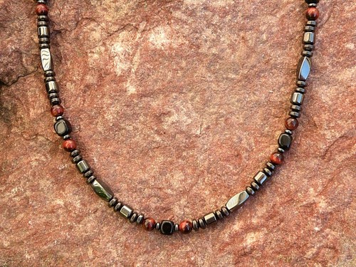 Magnetic Therapy Hematite RED TIGER EYE 
