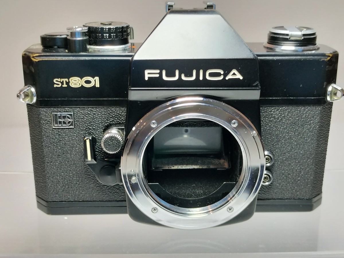 FUJICA ST801 35mm film camera w/ EBC FUJINON 55mm f/1.8 Lens