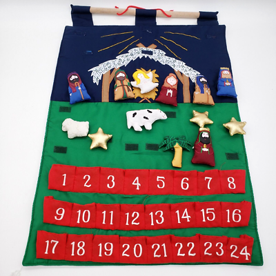 kubla-crafts-soft-sculpture-advent-calendar-nativity-incomplete-ebay