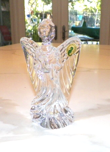 WATERFORD CRYSTAL PRAYING ANGEL FIGURINE 6" - Picture 2 of 6
