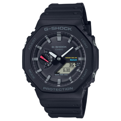 Casio G-Shock GAB2100-1A Ana-Digi 2100 Series Black Rubber Solar Wrist Watch