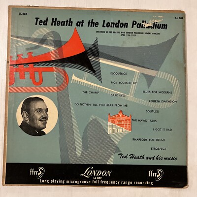 Ted Heath At The London Palladium 1953 London LL-802 MONO VG/VG+