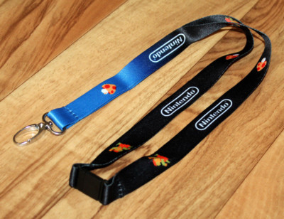 Super Mario Maker Rare Promo Lanyard Nintendo Europe 3DS Wii U