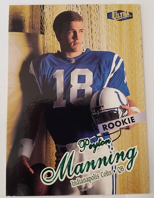 その他 1998 ULTRA PEYTON MANNING ROOKIE 1998 Fleer Ultra PEYTON MANNING #416 Rookie RC Indianapolis