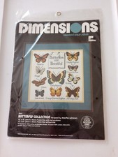 New Dimensions Counted Cross Stitch Kit Butterfly Collection 3540