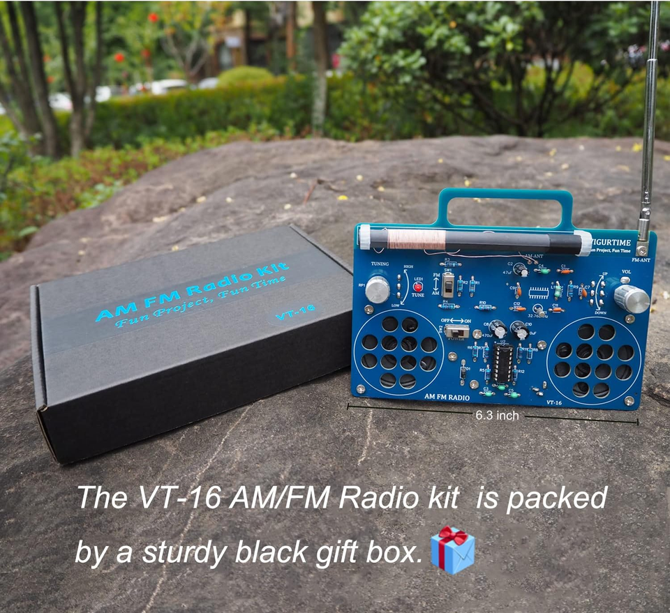 AM/FM Radio Kit | Soldering Project DIY Kit for Practicing Teaching ...