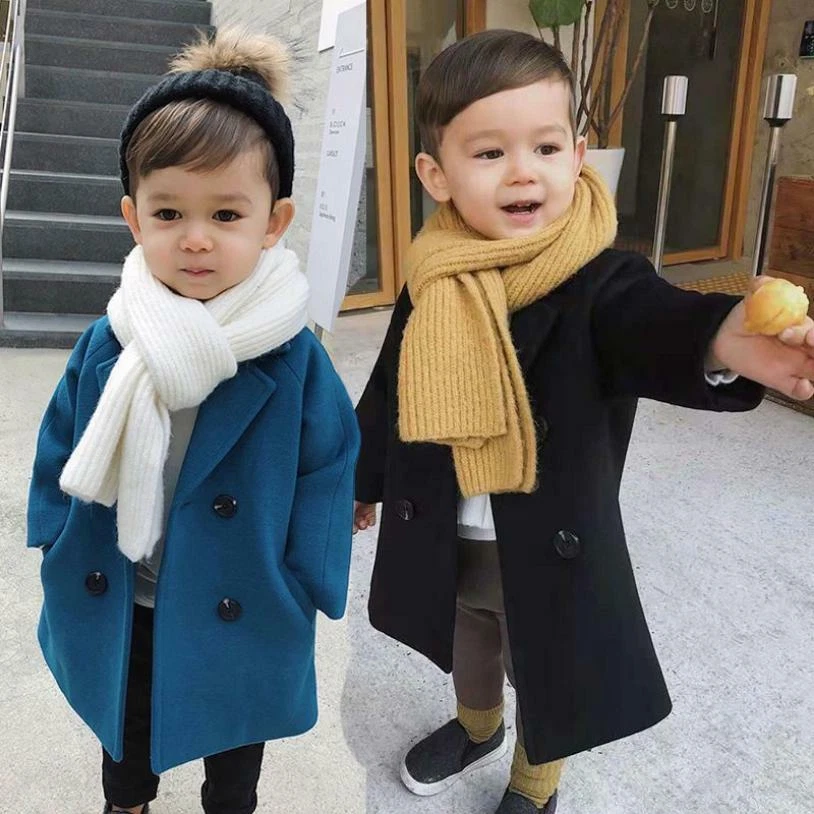 Boys wool trench coat hotsell