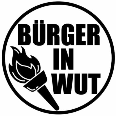 Bürger in Wut Wutbürger Motiv-Stempel verschiedene Ausführungen für Banknoten